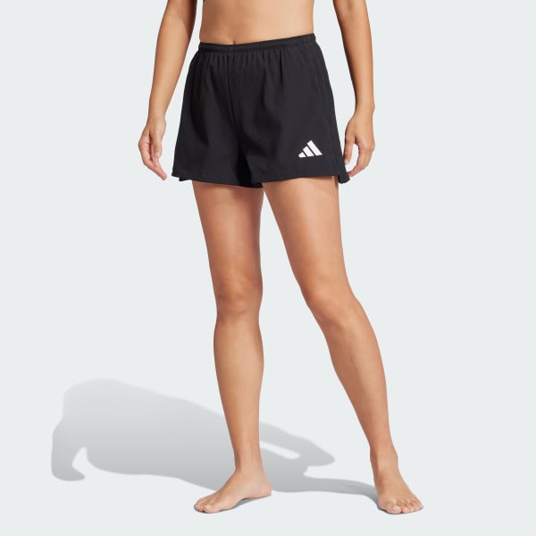 Schwarz 2-Inch Badeshorts