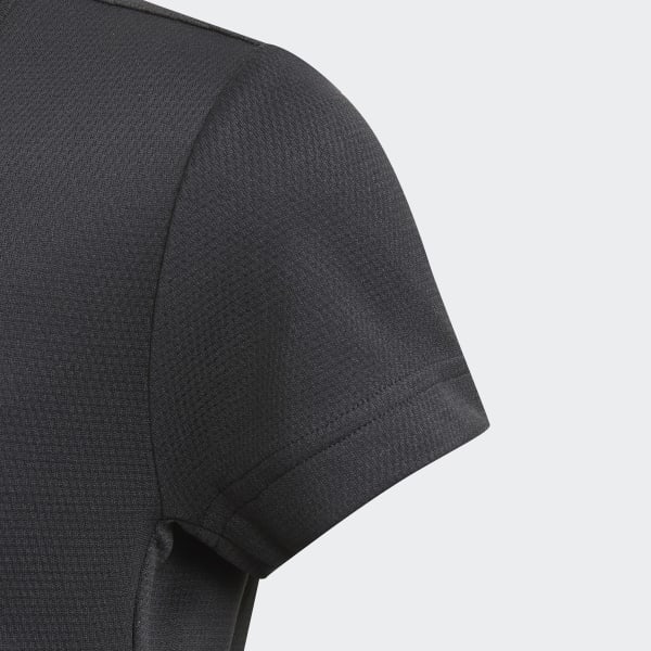 Svart AEROREADY 3-Stripes T-skjorte