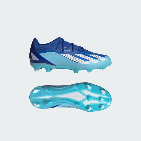 adidas Kids' Soccer X Crazyfast.1 Firm Ground Soccer Cleats - Blue ...