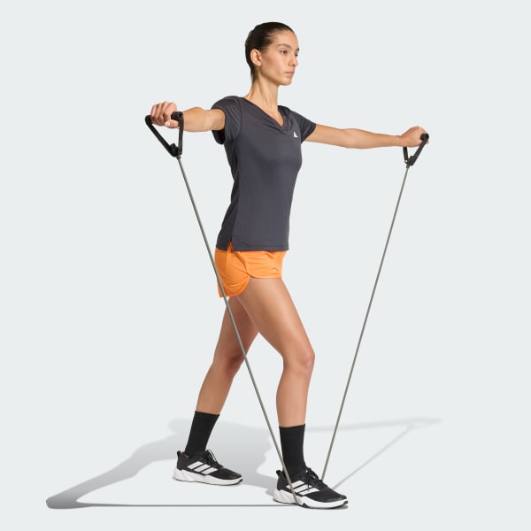 cerná Tričko Workout Essentials V-Neck