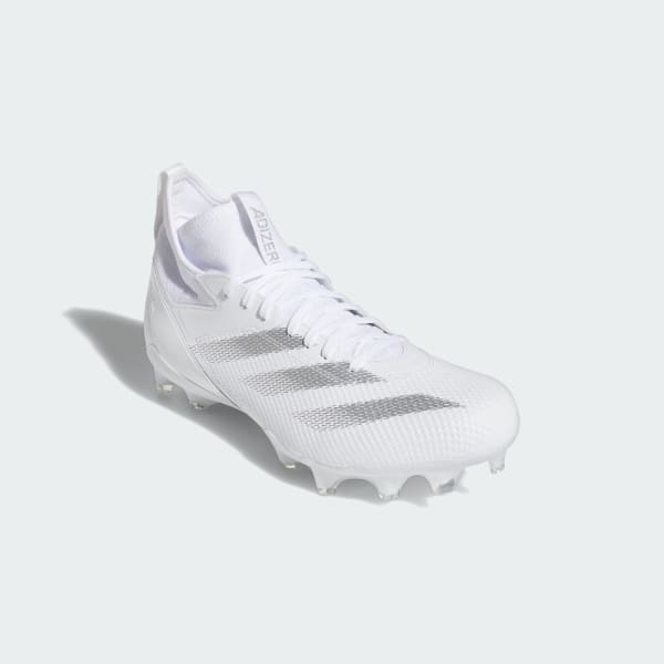 All white youth football cleats on sale
