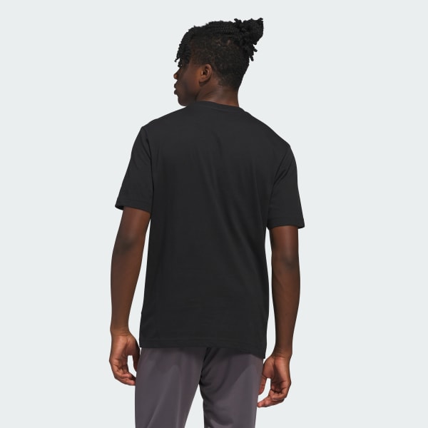 Preto Camiseta Estampada Summer Sunset