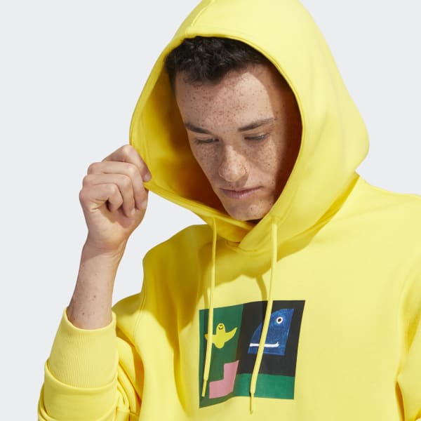Yellow Shmoofoil Painted Hoodie (Gender Neutral) I7016