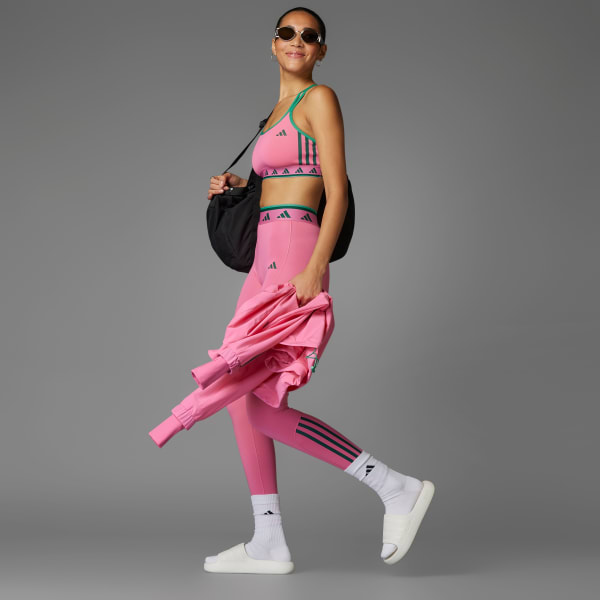 Pink Hyperglam Double Strap Color Pop Bralette