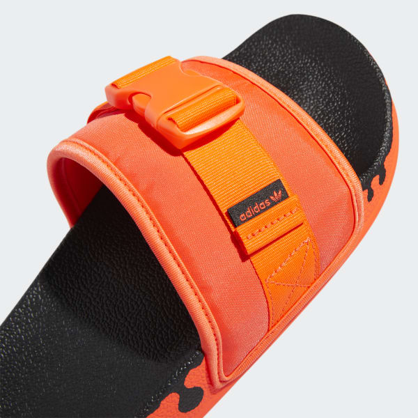 adidas Pouchylette Slides - Orange | Free Shipping with adiClub