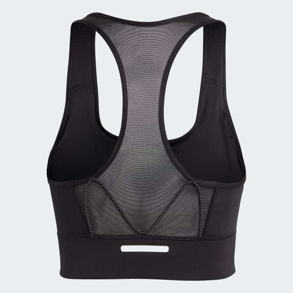 Zwart Medium-Support Running Pocket Beha
