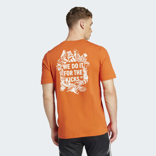 【adidas】FOOTBALL SPORTS GRAPHIC TEE Tシャツ Soccer_Kicks_Graphic_Tee_Red_J