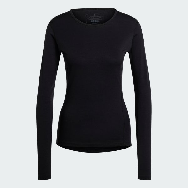 Schwarz TERREX Xperior Merino 200 Baselayer Longsleeve