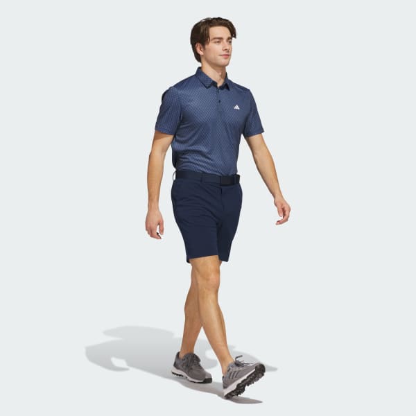 Blue Core Allover Print Polo Shirt