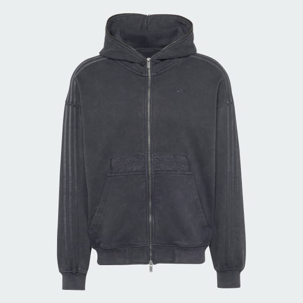 【adidas】ADILENIUM SEASON 3 GRAPHIC パーカー フーディ adidas Adilenium Season 3 Graphic Full-Zip Hoodie - Black