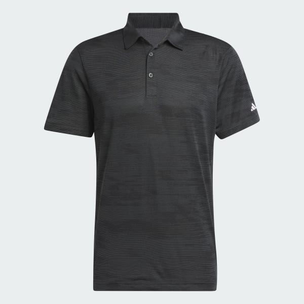 Grey Ultimate365 Textured Stripe Polo Shirt