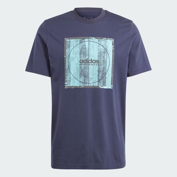 Blue Tiro Box Graphic T-Shirt