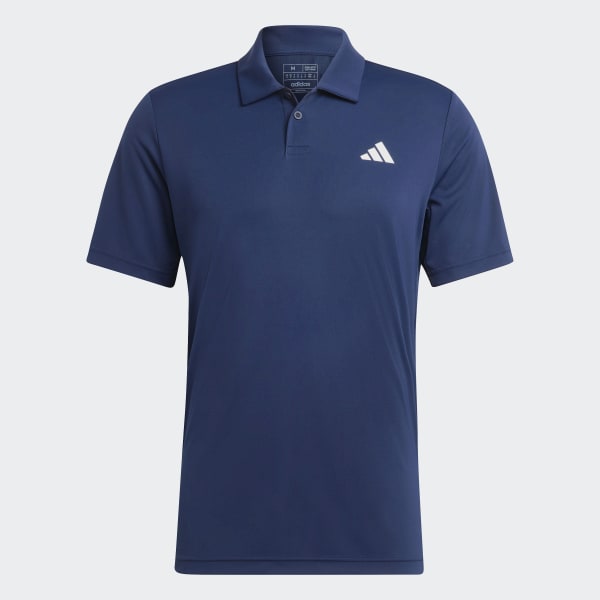 Azul Polo Con Cuello Club Tenis