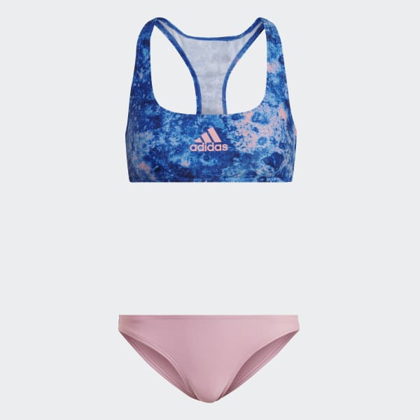 Niebieski Melting Salt Bikini Set N2211