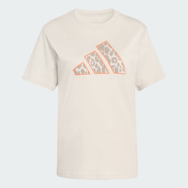 Beige Animal Graphic T-Shirt