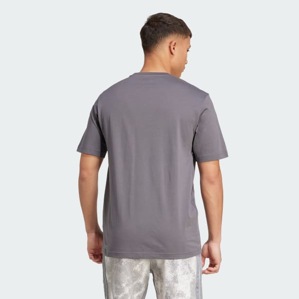 Gris Camiseta con estampado de camuflaje Shape