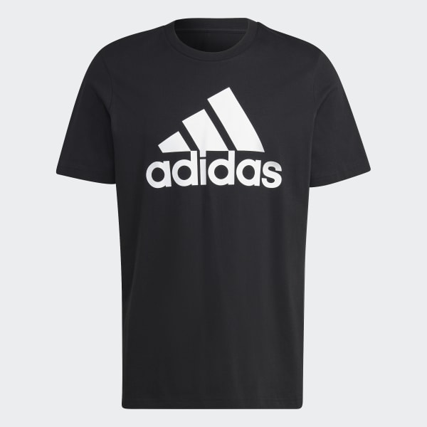 adidas Essentials Single Jersey Big Logo Tee - Black | Men's Lifestyle |  adidas US