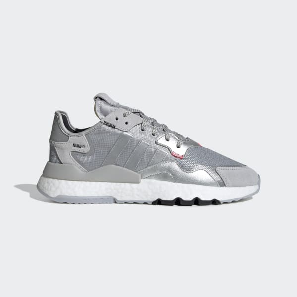 adidas Nite Jogger Shoes - Silver 