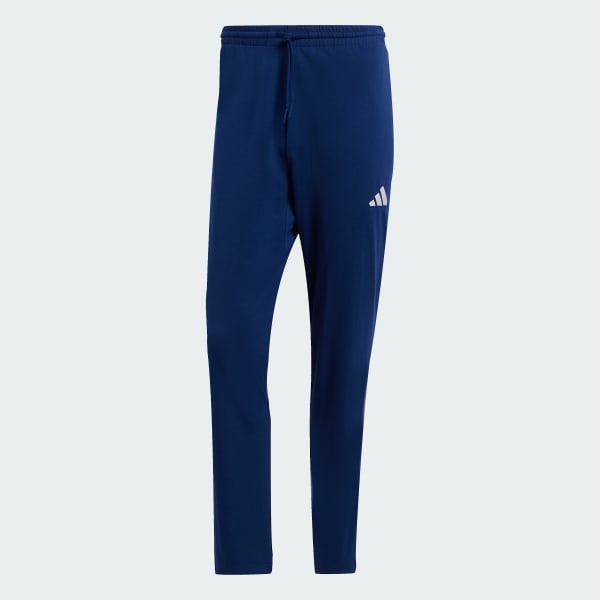 Blue Essentials Small Logo Single Jersey Pants