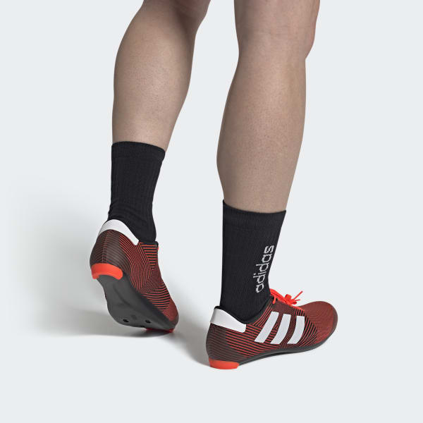 Naranja Zapatillas de Ciclismo de Ruta