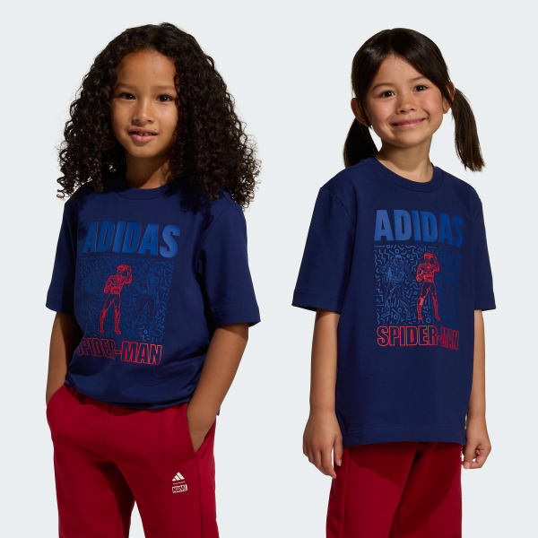 Azul CAMISETA adidas MARVEL HOMEM-ARANHA