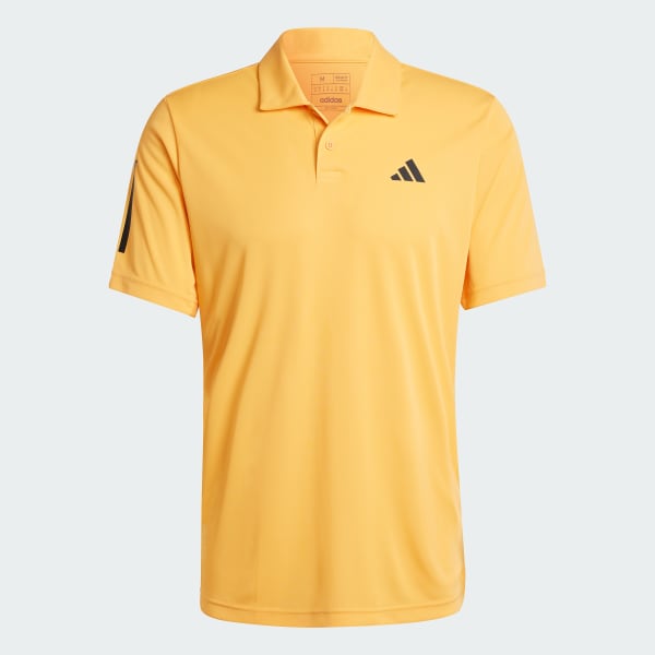Orange Club 3-Stripes Tennis Polo Shirt