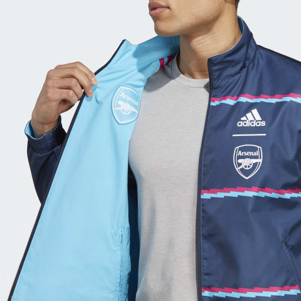 Niebieski Arsenal Anthem Jacket