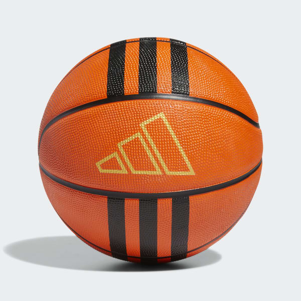Orange Ballon de basketball 3-Stripes Rubber X3 QC270