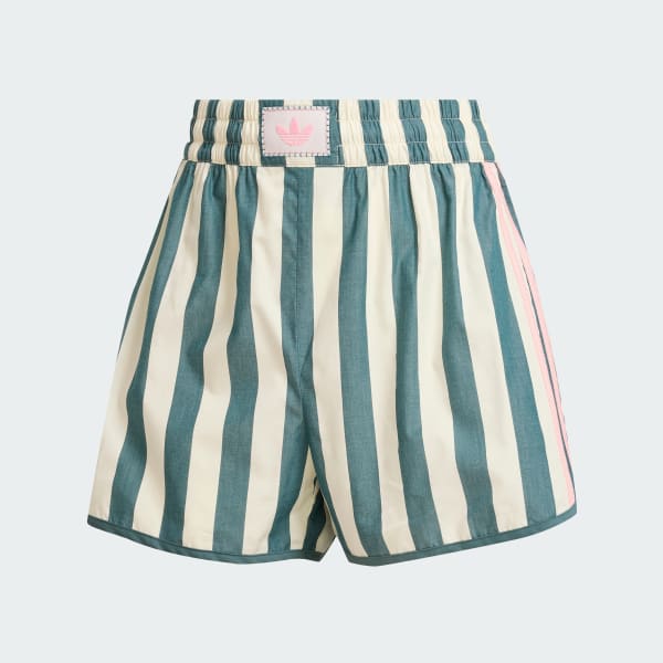 White adidas Originals Summer Glow Resort Shorts