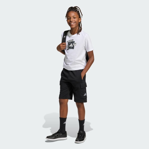 Blanco CAMISETA CAMUFLADA CON GRÁFICO PARA NIÑOS