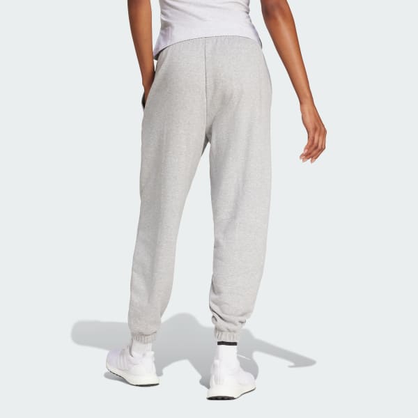 Gris Pantalón Essentials Linear Felpa Francesa Puños Ajustados