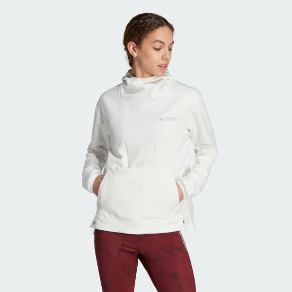 Λευκό Terrex XPLORIC Medium Hooded Fleece Top