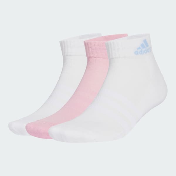 Branco Meias Amortecidas Sportswear Ankle Cushioned 3 Pares