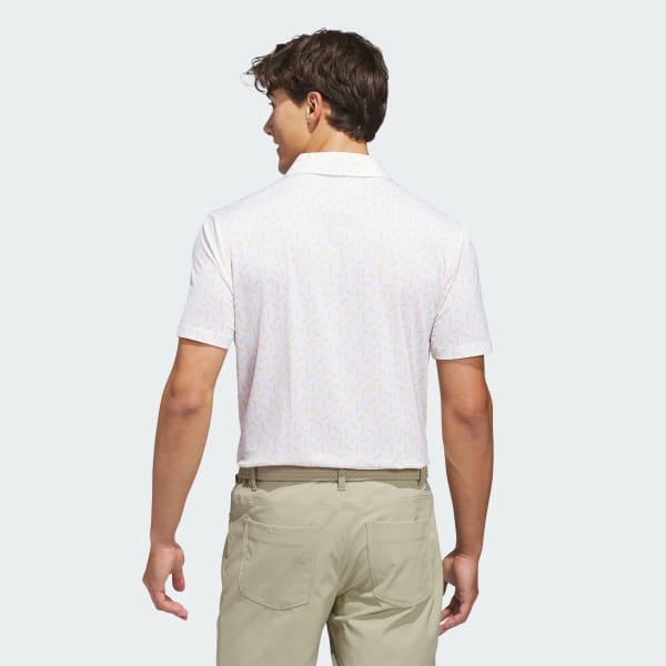 Orange ULTIMATE365 MESH PRINT CLIMACOOL POLO Shirt