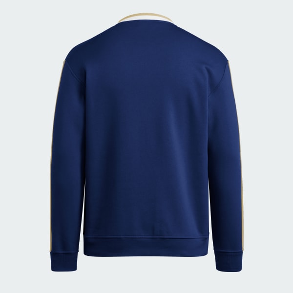 Georgia Tech Yellow Jackets 3-Stripes Fleece Jersey Crew