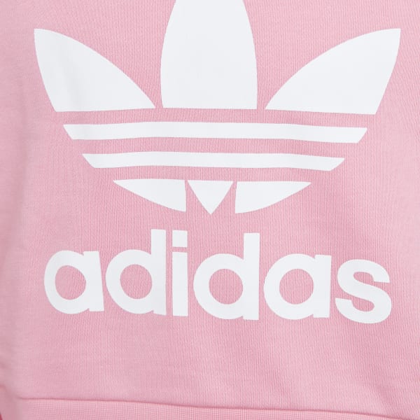 🧥 Adicolor Lifestyle Kids\' US 🧥 adidas | Hoodie Cropped adidas Pink | -