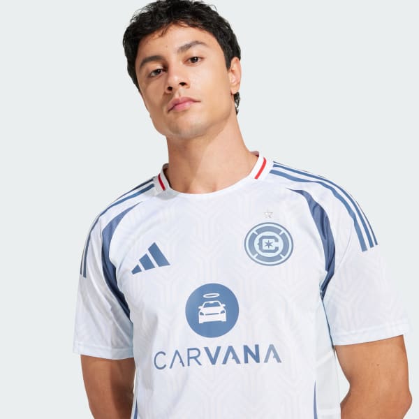 adidas Chicago Fire 25/26 Away Authentic Jersey - Blue | Free