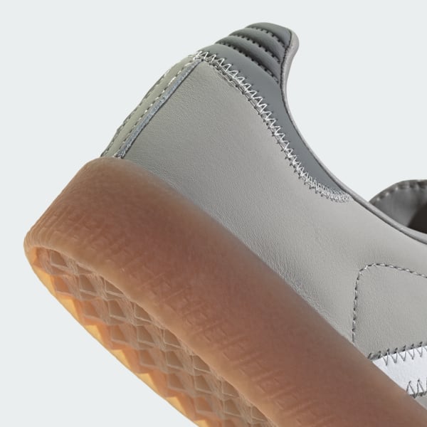 Adidas gazelle grey two white gum shop