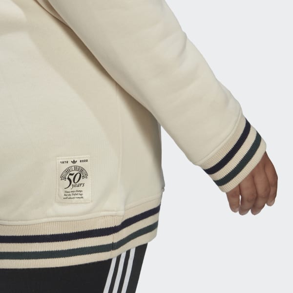 Bezowy adidas Originals Class of 72 Hoodie (Plus Size) MMR76