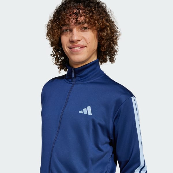 adidas 3-STRIPES FRENCH TERRY TRACKSUIT - Blue | adidas Türkiye