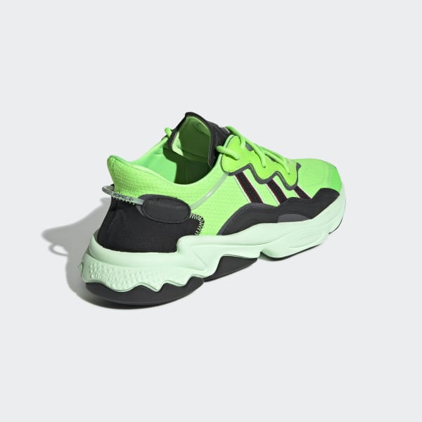 adidas originals ozweego trainers in solar green
