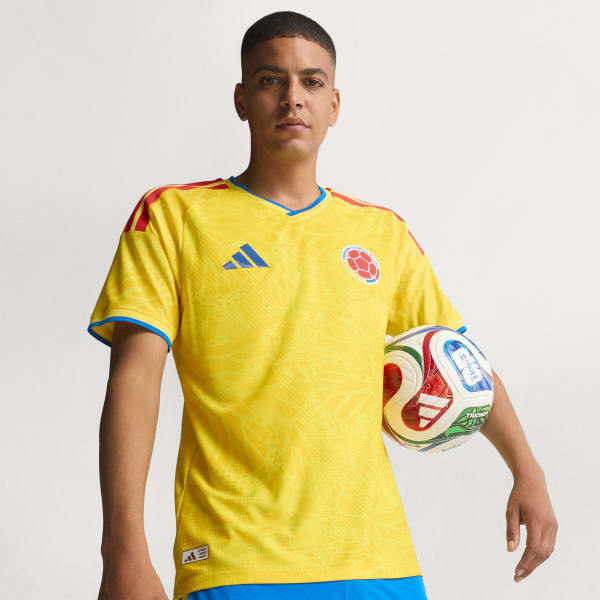 Amarillo Camiseta Titular Selección Colombia 26 Versión Jugador