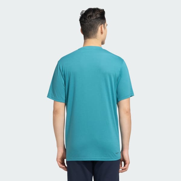 Turquoise TRAIN ESSENTIALS COMFORT TRAINING TEE