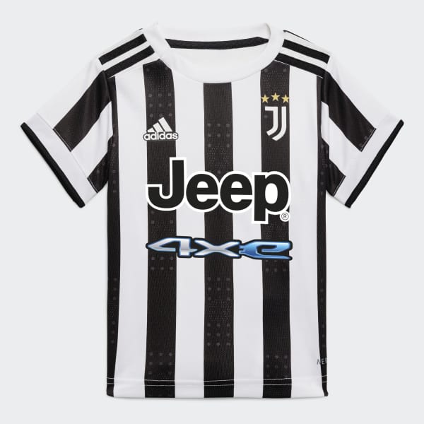 Branco Kit Principal 21/22 da Juventus para Bebé