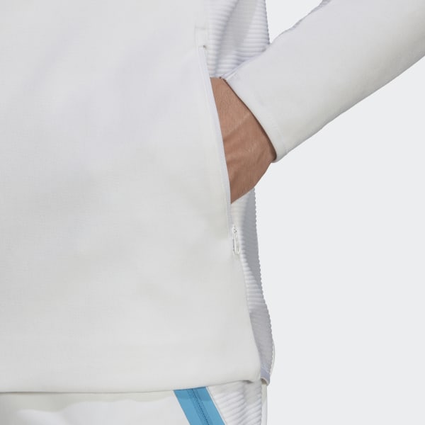 Hvid Algeriet Game Day Full-Zip Travel hættetrøje