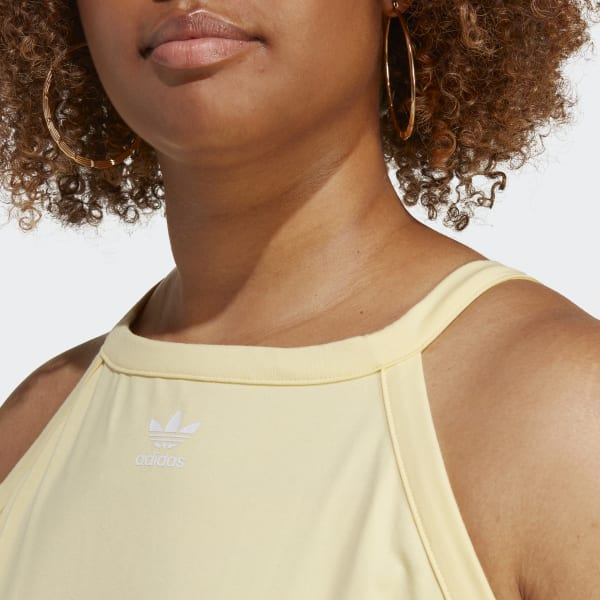 adidas Adicolor Classics Tight Summer Dress (Plus Size) - Yellow | Women\'s  Lifestyle | adidas US
