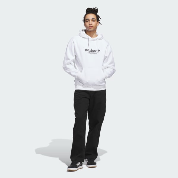 adidas 4.0 Logo Hoodie (Gender Neutral) - White | Free