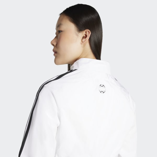 アディダス チームガイスト アディカラー クロップド トラックトップ