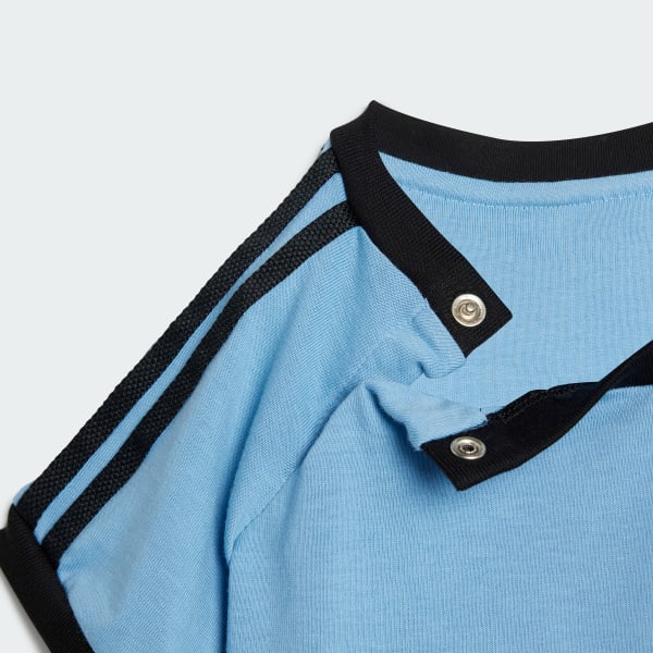 Bla 3-Stripes t-shirt för barn