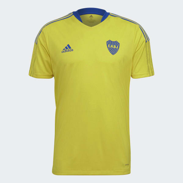 Amarillo Camiseta de Entrenamiento Tiro Boca Juniors